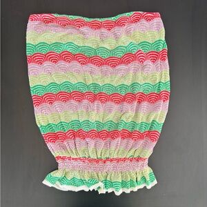 CECILIA PRADO knit crochet boho top shirt One Size